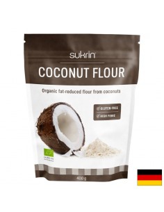Kокосово брашно Sukrin® (обезмаслено), БИО, 400 g - Храни и напитки