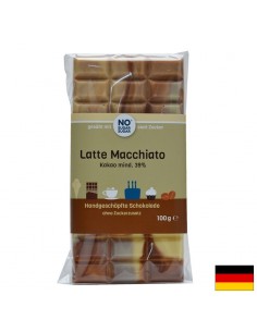 Шоколад Лате макиато (без захар), 100 g - Храни и напитки