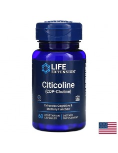 Cognizin® CDP Choline / Цитиколин 250 mg х 60 капсули - Мозъчна функция,памет, концентрация