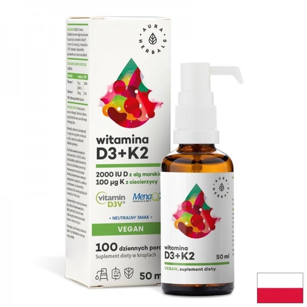 Кости и стави - Витамин D3 + K2...
