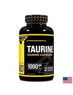 Мускулна функция и издръжливост - Таурин (Taurine), 1000 mg х 180 капсули - Спортни добавки