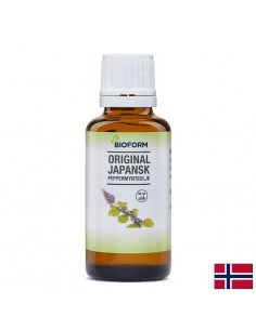 Болкоуспокояващо, при настинка и гадене - Масло от японска мента, 30 ml капки - Главоболие и мигрена