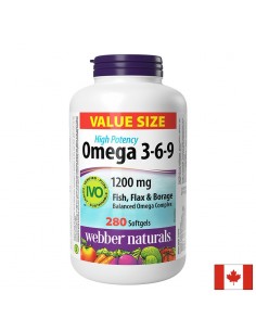 В подкрепа на имунитета, зрението и мозъчната функция - Омега 3-6-9, 1200 mg х 280 софтгел капсули 2