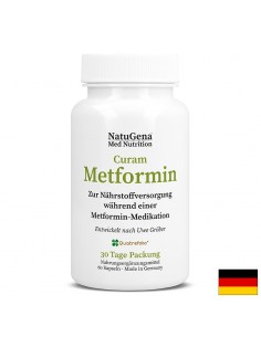 CuramMetformin (витамини и минерали в подкрепа на кръвната захар) x 60 капсули