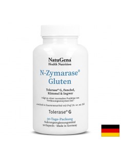 N-Zymarase® Gluten (ензимен комплекс при глутенова непоносимост), 90 капсули - Ензими