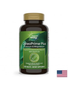 Костна плътност и защита от остеопороза - OsteoPrimePLUS - Витамини, минерали и микроелементи, 120 таблетки - По здравно направление