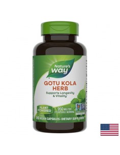 За кръвообращението, венозната система и мозъка - Готу кола, 475 mg, 180 капсули - Хемороиди