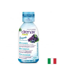 Диуретична формула с гроздово семе и синя боровинка - Дренакс - Drenax® Forte, 300 ml, 10 дози - Готу Кола