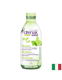 Диуретична детокс формула - Дренакс - Drenax® с бяла бреза, касис и сладка детелина, 750 ml, 16 дози, с вкус на мента и лайм - Готу Кола