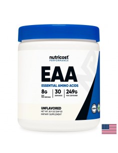 Мускулна сила и възстановяване - EAA Есенциални аминокиселини, 249 g прах, 30 дози - Спортни добавки