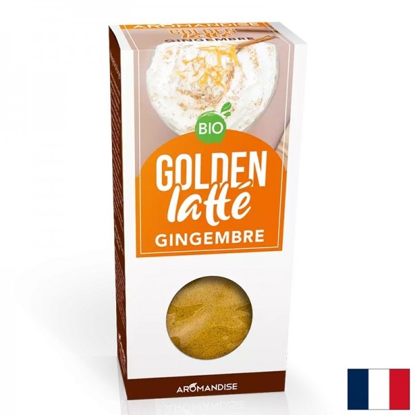 Златно лате с куркума и джинджифил,...