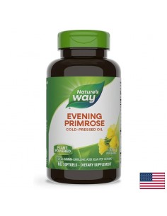 Вечерна иглика (масло) –  висока концентрация - Хормонален баланс – Evening Primrose Max Strength, 1300 mg, 60 софтгел капсули - Грижа за очи и зрение