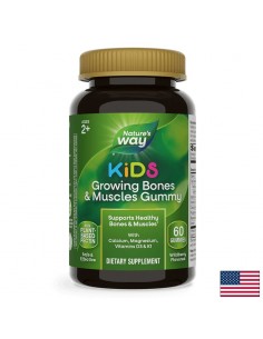 Детска формула за здрави кости и мускули - Kids Growing Bones & Muscles, 60 желирани таблетки - Калций