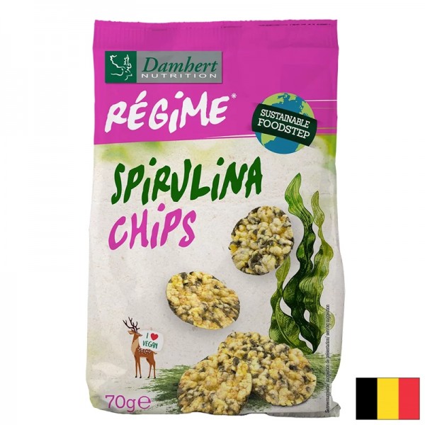 Диетичен чипс от спирулина, 70 g