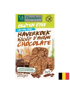 Овесени бисквити с шоколад (без глутен и лактоза), 165 g - Храни и напитки