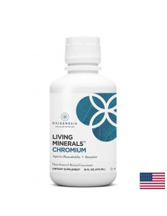 Контрол на кръвната захар - Течен хром Living Minerals, 473 ml - По здравно направление