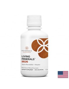 При анемия - Течно желязо Living Minerals, 473 ml - Желязо