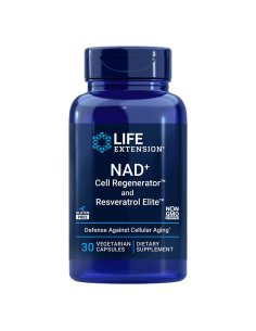 Никотинамид рибозид и ресвератрол - клетъчно здраве - Optimized NAD+ Cell Regenerator™ and Resveratrol, 30 капсули 2