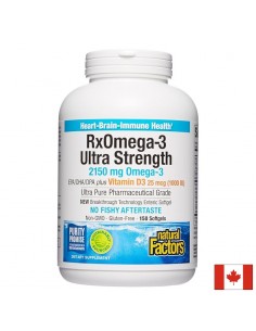 Рибено масло RxOmega-3 Ultra – 790 mg EPA-DHA & D3, 150 софтгел капсули за 5 месеца прием 2