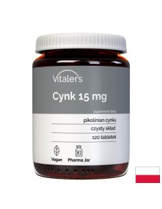 Имунитет - Цинк (пиколинат), 15 mg x 120 таблетки - Цинк