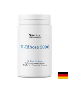 Клетъчно здраве и енергия - D-рибоза 5000, 150 g прах - Спортни добавки