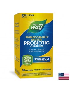 Пробиотик Примадофилус Реутери - Primadophilus Reuteri Superior Probiotic, 5 млрд. активни пробиотици, 30 капсули - Пробиотици и пребиотици