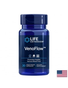 VenoFlow™ - за добра венозна циркулация - Формула с пикногенол и натокиназа, 30 капсули - Хемороиди