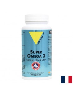 Когнитивна и сърдечна функция - Супер Омега-3, 1000 mg (EPA 400 mg / DHA 300 mg) х 30 капсули - Грижа за очи и зрение
