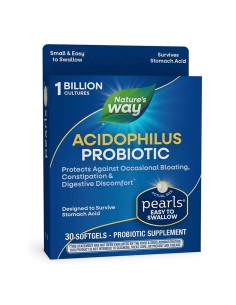 Пробиотик Pearls/ Пърлс AC 1 милиард активни пробиотици x 30 софтгел капс. Nature’s Way - 1 2