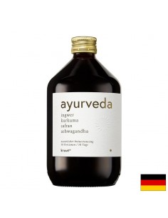 Еликсир Аюрведа - Oxymel Ayurveda с шафран, ашваганда и куркума, 500 ml, 50 дози - Киселини