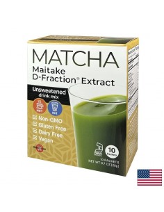 Матча с екстракт от майтаке D-Fraction®, 10 пакетчета