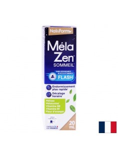 MelaZen® Спрей за сън с мелатонин, маточина, цвят от портокал и витамин В1 и В6, орален спрей х 20 ml - Безсъние, проблеми със съня