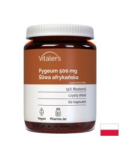 Простата и уринарен тракт - Пигеум (Африканска череша), 500 mg x 60 капсули - Мъжко здраве