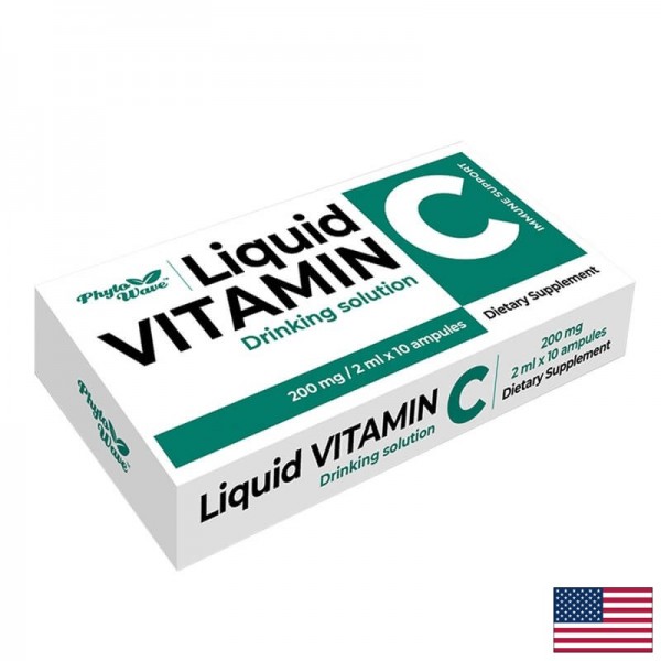 Витамин С 200 mg - 2 ml, разтвор х 10...