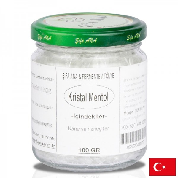 Ментол на кристали - улеснява...