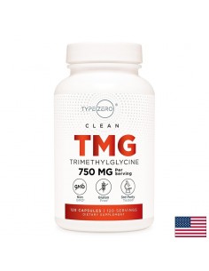Поддържа нормалните нива на хомоцистеина - TMG (триметил глицин) TypeZero™, 750 mg х 120 капсули - Детоксикация