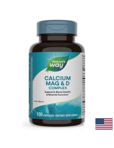 Калций & Магнезий & Витамин D 250 mg х 100 капс. Nature’s Way - 1 2