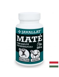 Здравословно отслабване - Йерба Мате, 600 mg x 60 капсули - Детоксикация
