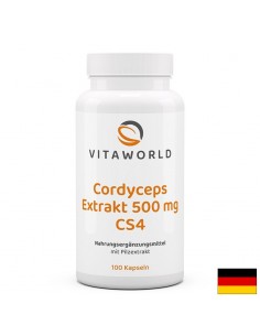 Имунитет - Екстракт от гъба Кордицепс CS4, 500 mg x 100 капсули - Медицински гъби