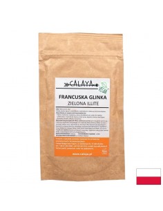 Френска зелена глина Илит, 100 g - Коса, кожа, нокти