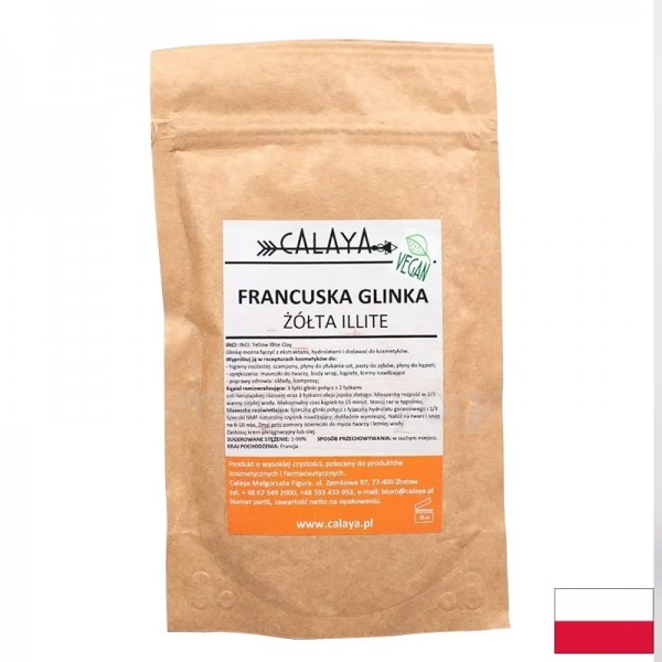 Френска жълта илитна глина, 100 g