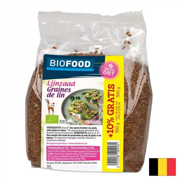 Ленено семе, БИО, 550 g