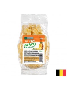 Сушен ананас на кубчета, 250 g - Вегетарианци/Вегани