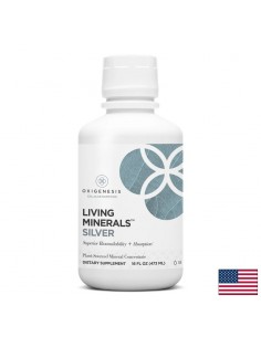 При кожни раздразнения - Течно (колоидно) сребро Living Minerals, 473 ml - Коса, кожа, нокти