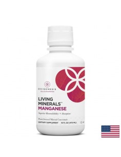 За здрави кости, стави и кожа - Манган Living Minerals, 473 ml - Кости и стави