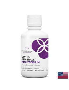 Улеснява разграждането на аминокиселини и токсини - Молибден Living Minerals, 473 ml - Детоксикация