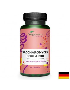 Пробиотик Сахаромицес боларди (Saccharomyces Boulardii) + Мананови олигозахариди (Mannan-Oligosaccharide (MOS)), 90 капсули - Пробиотици и пребиотици