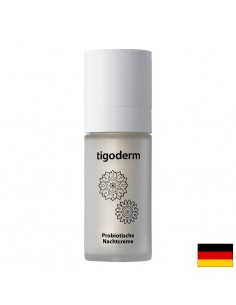 Нощен крем с пробиотичен фермент от Bacillus subtilis Tigoderm - Възстановяване и баланс на кожата през нощта, 30 ml