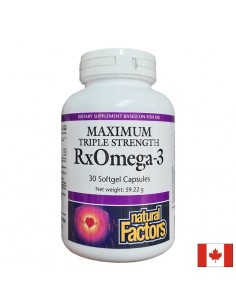Рибено масло RxOmega-3 Maximum – 900 mg EPA-DHA, 30 софтгел капсули 2