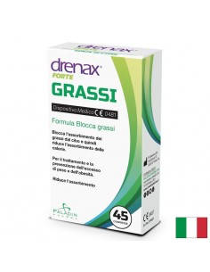 Kонтрол на мазнините с хитозан и екстракт от бял боб - Дренакс - Drenax® Forte, 45 таблетки - Диабет и кръвна захар